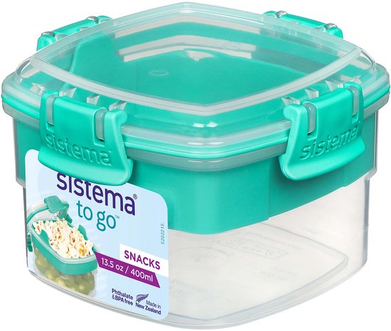 Sistema - To- Go Snack Box - 400ML - Blauw OU Vert