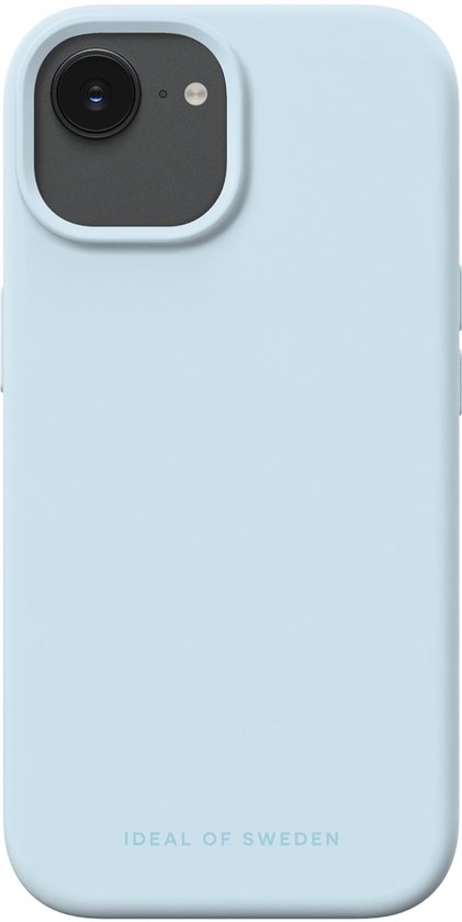 Coque en silicone iDeal of Sweden pour iPhone 13/14/15/16e - Blue clair