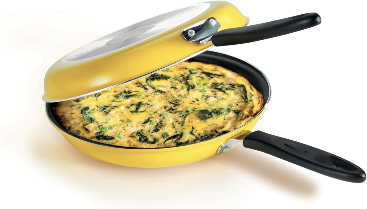 Dubbelzijdige koekenpan - veelzijdig - Ø 26 cm - geschikt voor elke keuken - gesorteerd