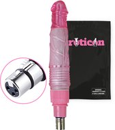 Eroticon Dildo - Roze - 19 CM - Voor de Eroticon seksmachine - Opzetstuk - Accessoire - 3XLR opzetstuk