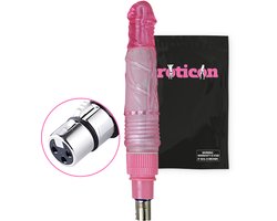 Eroticon Dildo - Roze - 19 CM - Voor de Eroticon seksmachine - Opzetstuk - Accessoire - 3XLR opzetstuk