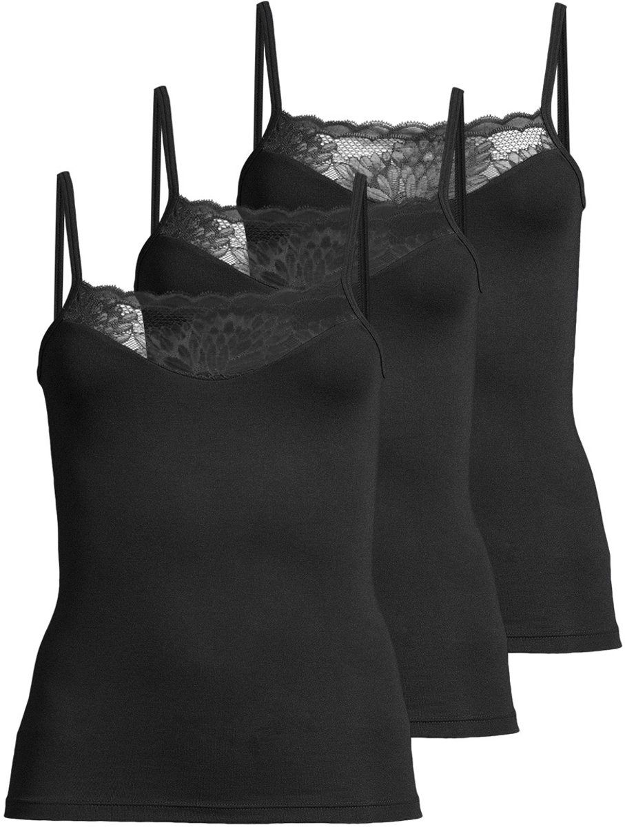 Conta Dames spaghettitop 3 pack Modal