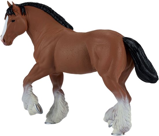 Mojo Horse World Cheval Clydesdale Marron 381084