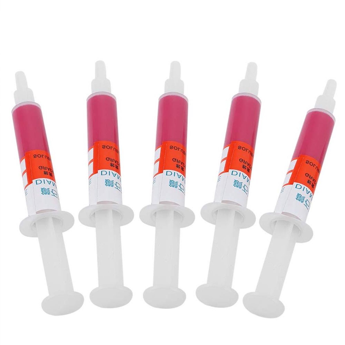Stk/set Diamant Slijpen Pasta 0.5 Micron Polijstpasta Lapping Compound Schurende Naald Buis W0.5#10000 (W2.5 4000 Mesh Fijn Polijsten)