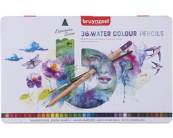 Bruynzeel Expression aquarelpotloden blik 36