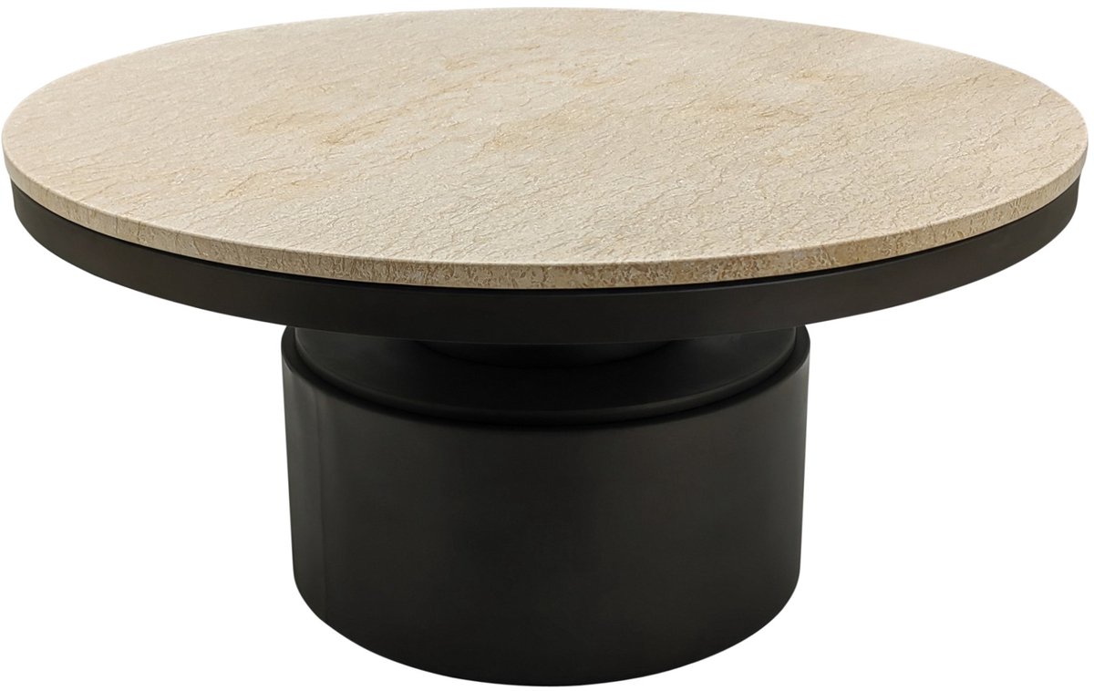 PTMD Salontafel Bregt - Beige - 90x90x45cm