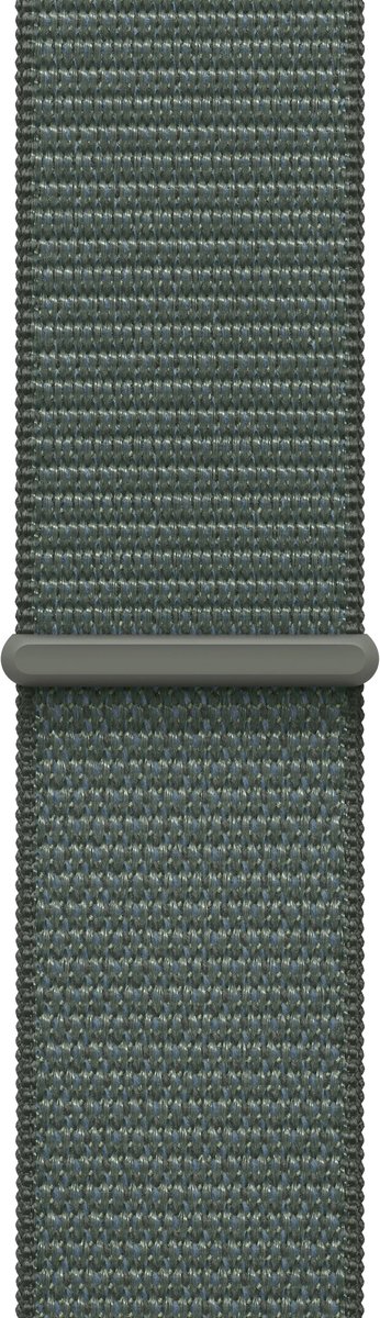 Afbeelding 3 van Apple Watch SE 2024 GPS 40mm Starlight Aluminium Case with Lake Green Sport Loop