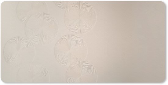 Sous-main 60x30 cm - Tapis de souris Japandi - Beige - Moderne - Sous-main XL - Protection sous-main - Tapis de souris Ordinateur