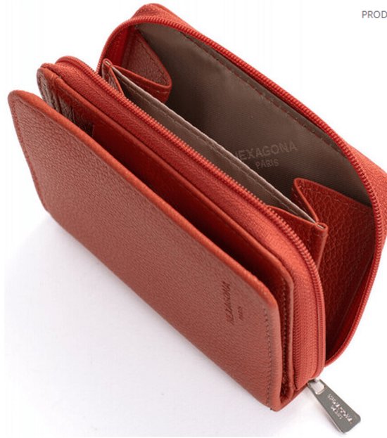 Hexagona Paris Portefeuille Femme Hexagona Oranje ORANGE Taille Unique