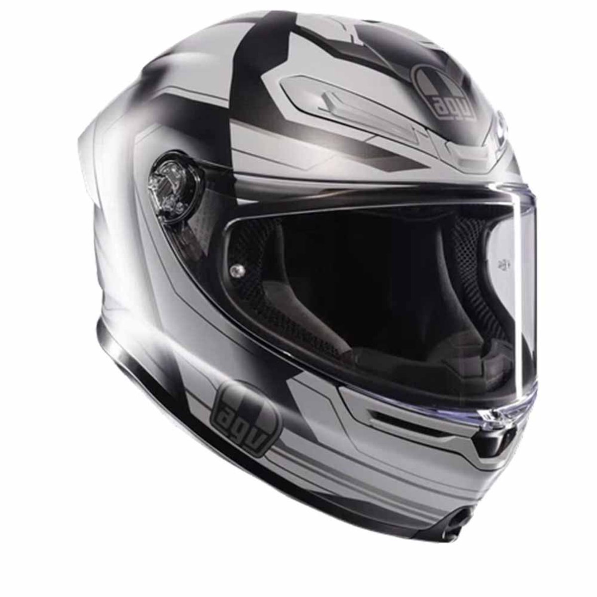 AGV K6 S E2206 Mplk Ultrasonic Matt Zwart Grijs Integraalhelm - Maat 2XL - Helm