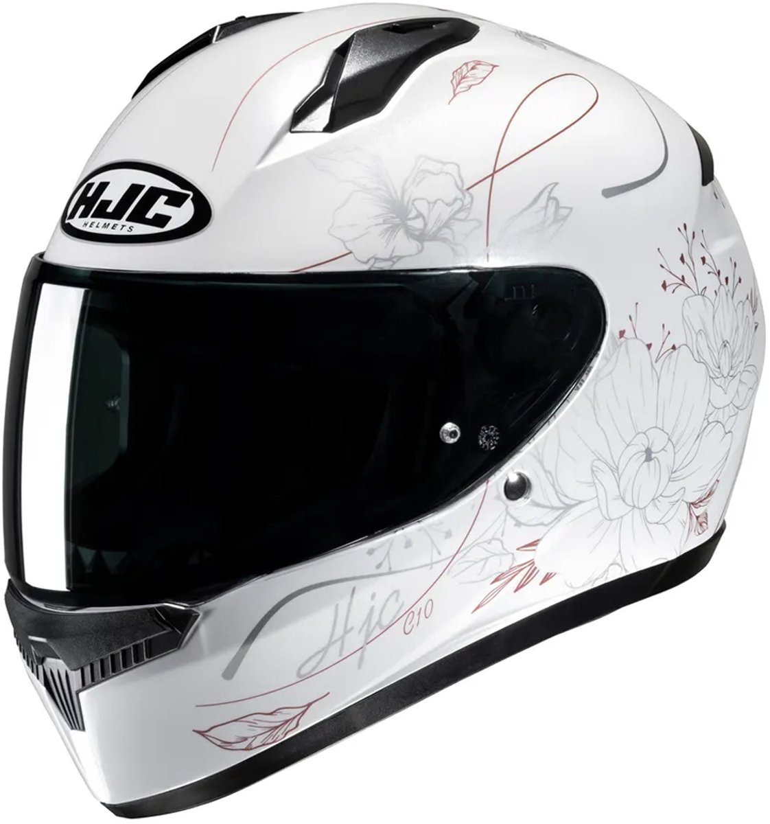 Hjc C10 Epik Wit Mc8 Integraalhelm - Helm