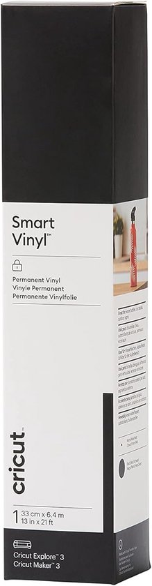 Prime Vinyl Warmteoverdrachtvinyl 30,5 cm x 1,2 m opstrijkbaar vinyl voor T- shirts, zwart HTV voor alle snijmachines, hittepers vinyl voor kleding, hoeden, broeken, andere stoffen