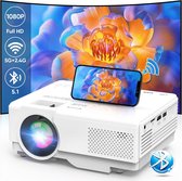Bol.com “Draagbare Mini Projector Full HD 1080p – 5G WiFi & Bluetooth – 12.000 Lumen – 50% Zoom – Compatibel met iOS Android HDM... aanbieding