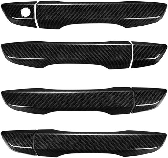 Carbon Fiber Style Headlight Switch Button Cover For Honda Civic 2016-2021 - Gloss Black Trim