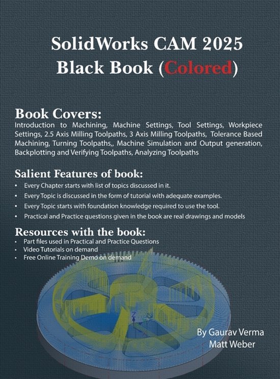 SolidWorks CAM 2025 Black Book - cover