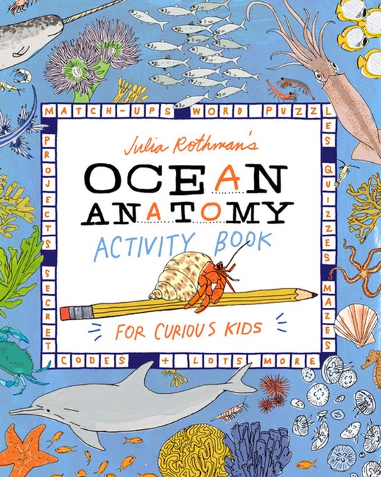 Julia Rothman's Ocean Anatomy Activity Book - cover