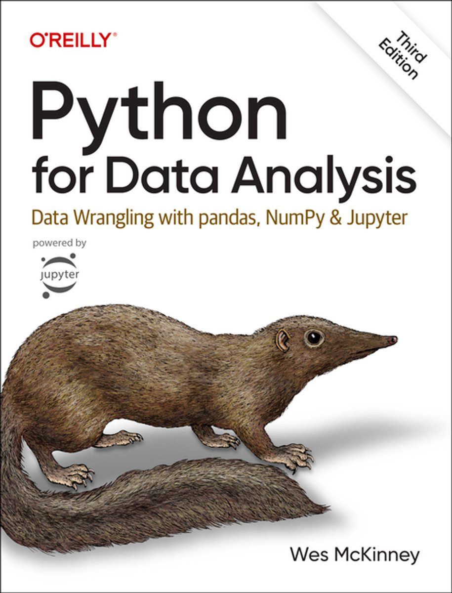 Omslag van Python for Data Analysis 3e