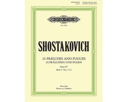 Omslag van 24 Preludes and Fugues Op. 87 for Piano