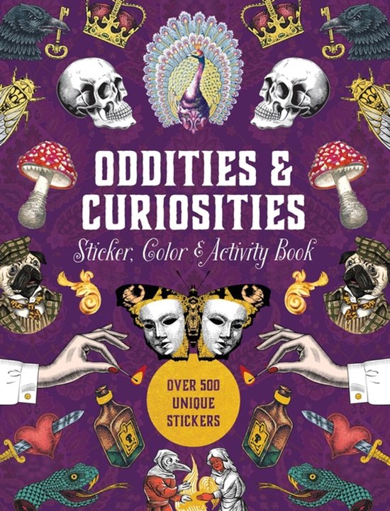 Sticker Activity Deluxe Editions- Oddities & Curiosities Sti ... - cover