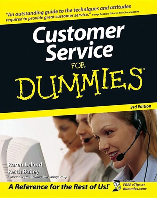 Customer Service For Dummies - cover
