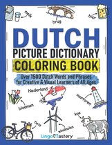 Color and Learn- Dutch Picture Dictionary Coloring Book