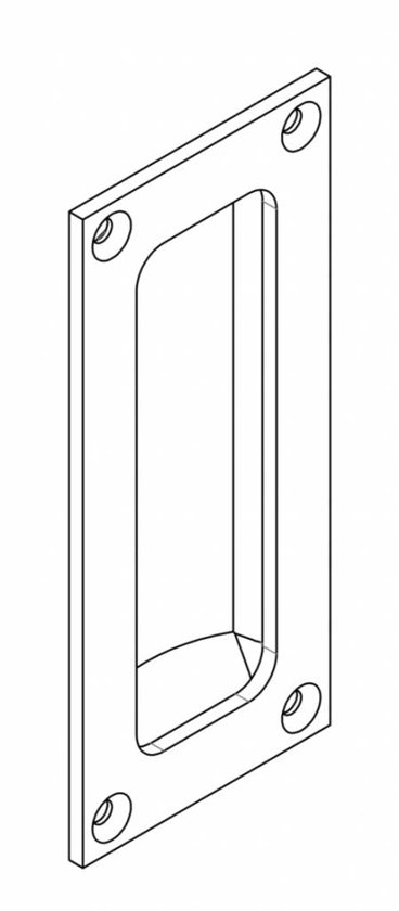 RVS kliksluiting voor vlakke inbouw | Online CAD Files RVS kliksluiting voor vlakke inbouw | Online CAD Files