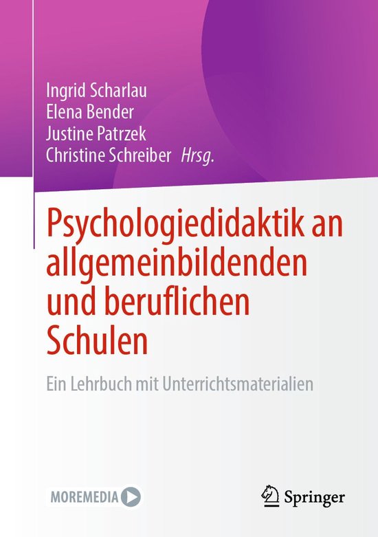 Psychology (German Language) - Psychologiedidaktik an allgem ... - cover