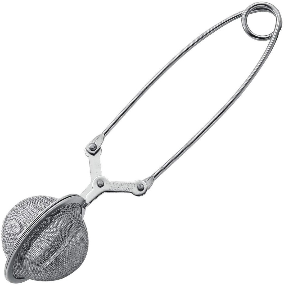 Thee-ei type theeklem van roestvrij staal 15 cm Fackelmann