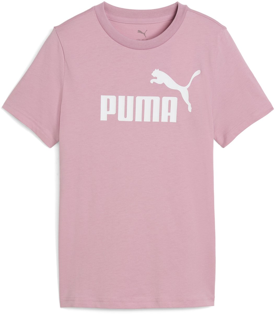 PUMA ESS No. 1 Logo Tee G Meisjes T-shirt Poised Roze
