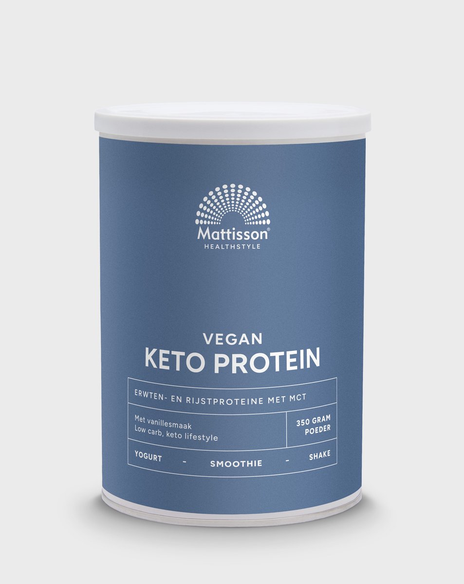 Goedkoopste Mattisson - Vegan Keto Proteïne Shake - Erwten Rijst & MCT - Bron van Eiwitten - Vanille - 350 Gram