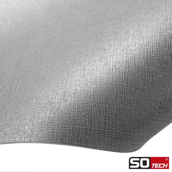 Tapis antidérapant SOTECH Orga-Grip Top gris argenté pour tiroir de 90 cm (dimensions intérieures 778 x 473 mm) adapté aux cuisines Hettich Arcitech dans Nobilia à partir d'août 2012