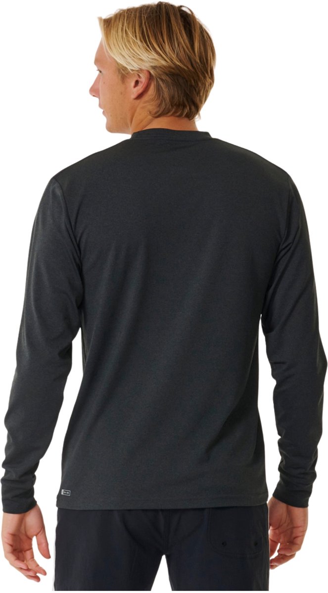 2025 Rip Curl Heren Stack UPF Longsleeve Lycra Vest - Black Mar
