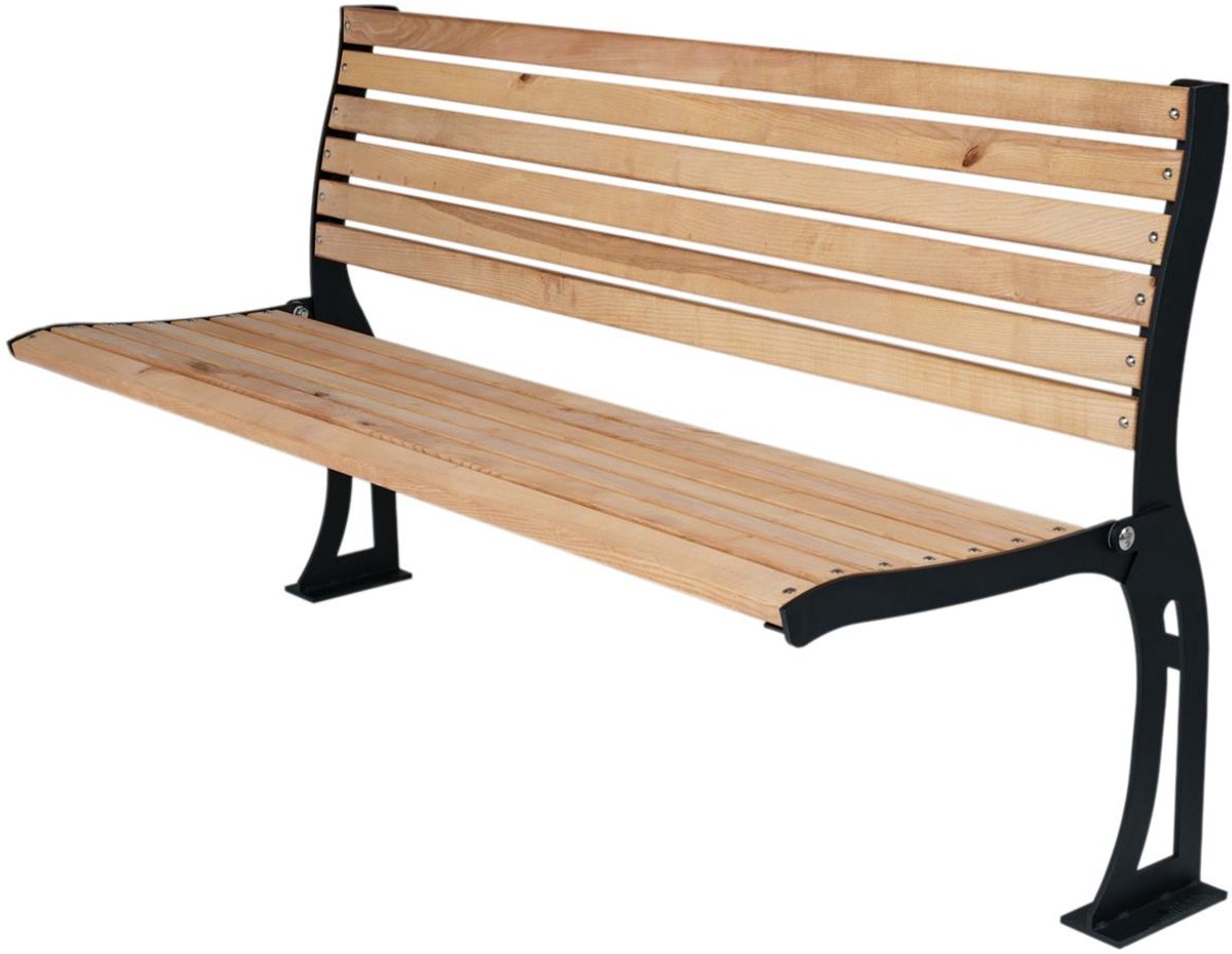 MaximaVida staande gevelbank Jordaan met rugleuning 150 cm