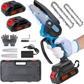 Bol.com Traumheim® EcoBlade - Mini Kettingzaag - Heggenschaar 21V Accu - Handkettingzaag - Snoeizaag - Takkenzaag - 1300mAh - In... aanbieding