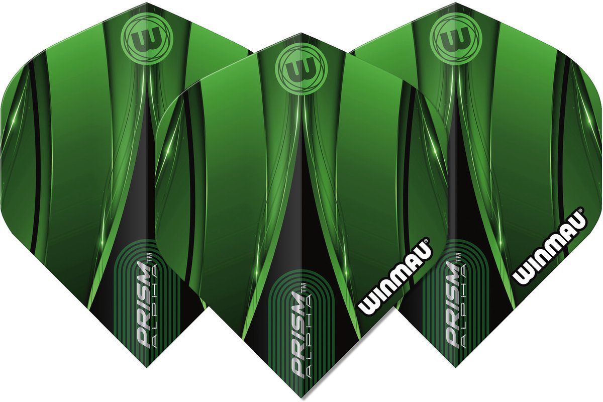 Winmau Prism Alpha Sniper Green - Dart Flights