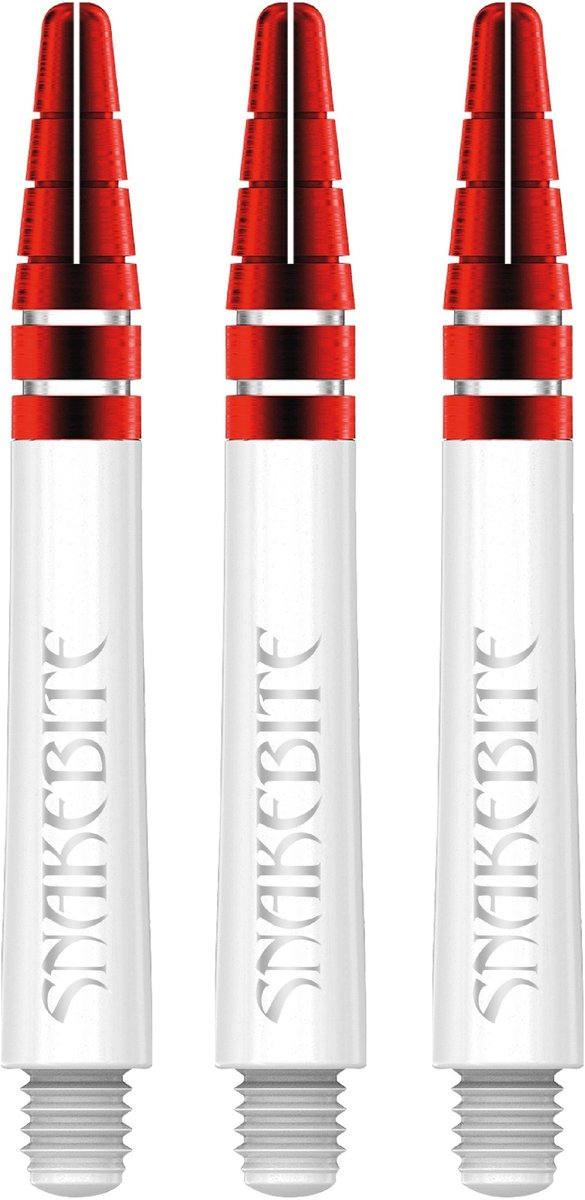 Red Dragon Nitrotech Ionic Snakebite White/Red - Dart Shafts