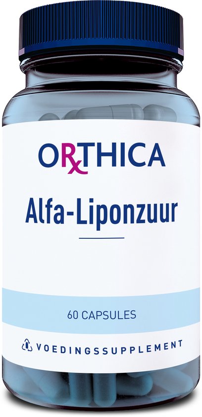 Orthica Alfa-Liponzuur: pot met 60 capsules.