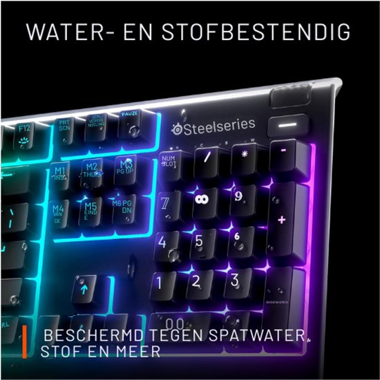 SteelSeries Apex Pro Gen 3, gaming toetsenbord Zwart, US lay-out, SteelSeries OmniPoint 3.0, RGB leds