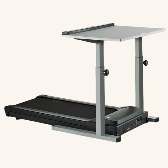 LifeSpan - Bureau Loopband TR1200 DT5 48 - Inclusief Bureau - Blad 122cm breed - Elektronisch Verstelbaar - Antraciet