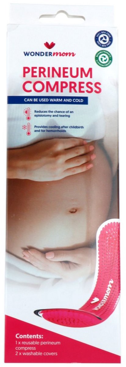 Goedkoopste Wondermom Perineum Compress 1ST (kraamverband, koud/warm kompres, herbruikbaar