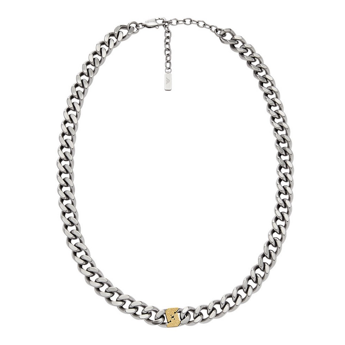 Emporio Armani EGS3187040 Heren Collier 52 cm - Tweekleurig