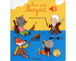 Mon Petit Mozart  - Livre sonore avec 6 puces - Dès 1 an