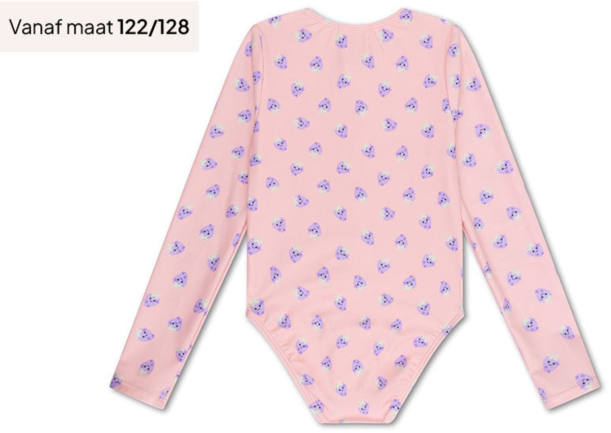 Swim Essentials UV Badpak Meisjes Met Lange Mouwen - Roze/Paars - Blackberry — afbeelding 10