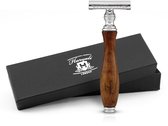 Bol.com DE Veiligheid -Dubbele Rand Shaving Scheermes Met Rozenhout Handvat | Hand. Gemaakt in Engeland (Wooden Safety Razor) aanbieding