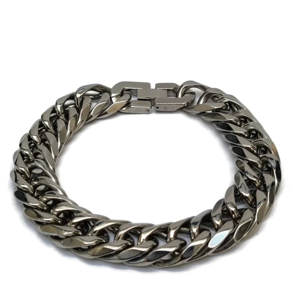 Aramat Jewels | Armbanden | Stijlvolle Stalen Brede Armband | | | |16mm | Staal | Volwassenen | Verkleurd niet