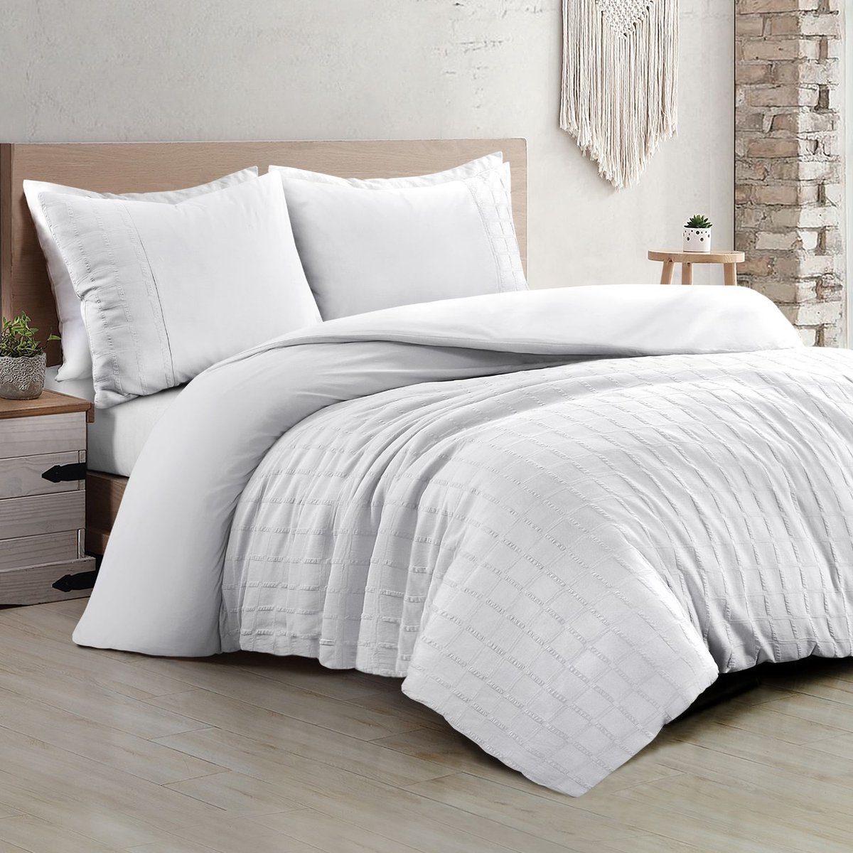 Papillon Hudson Dekbedovertrek - Tweepersoons - 200x200/220 cm - Wit