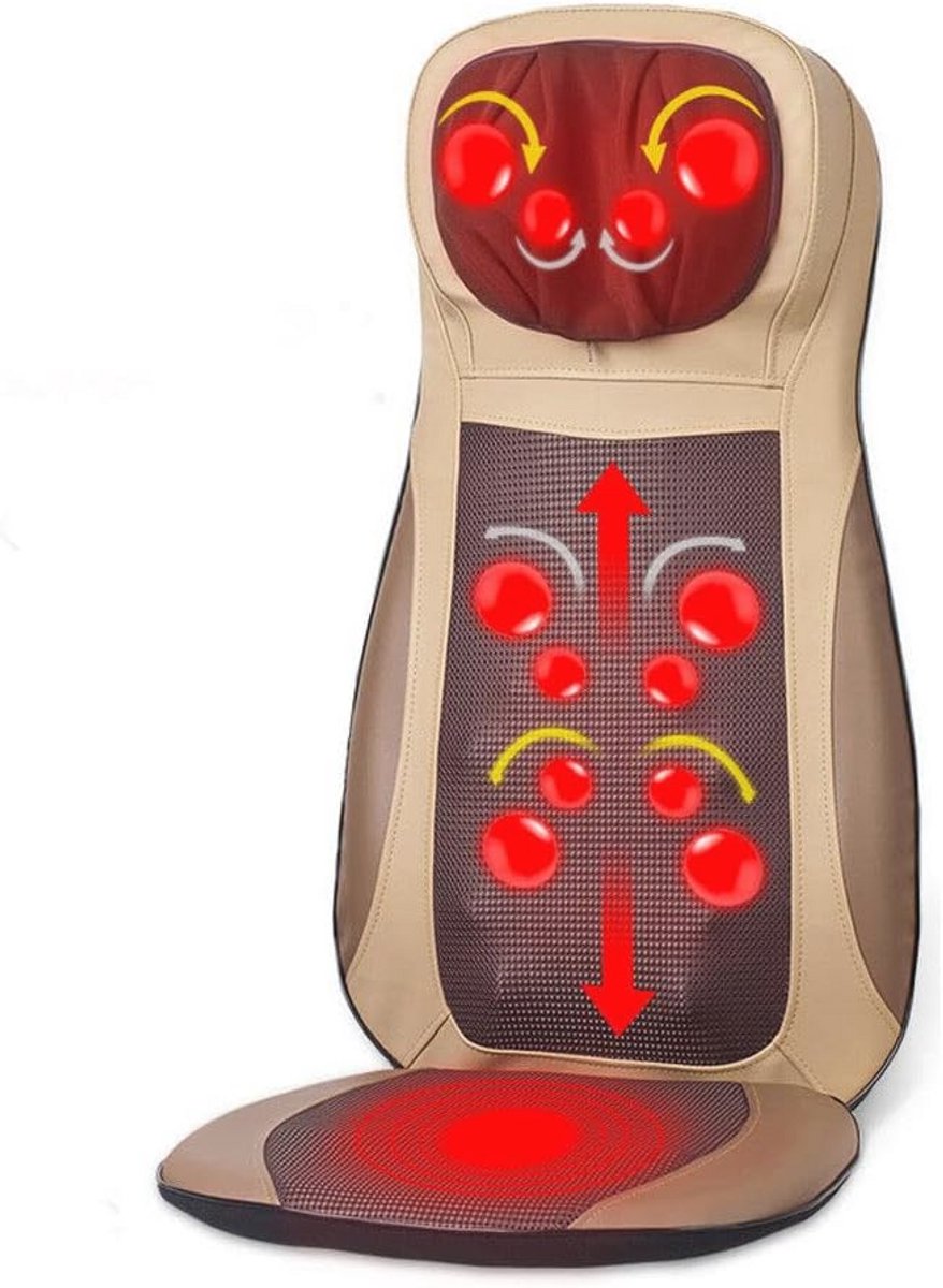 Shiatsu Massagemat voor Nek, Rug en Billen thumbnail 6