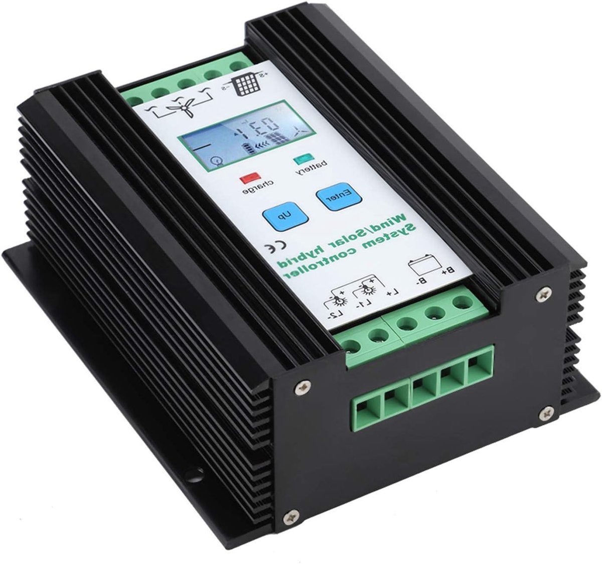 Spanningsregelaar laadregelaar 12V / 24V hybride controller voor wind en zonne-energie voor straatlantaarn