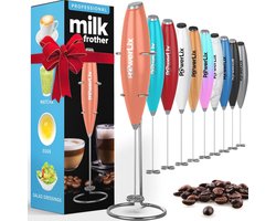 Elektrische Melkopschuimer - Handgarde voor Romig Schuim in 15-20s - Mini Drankmixer voor Koffie, Latte en Cappuccino