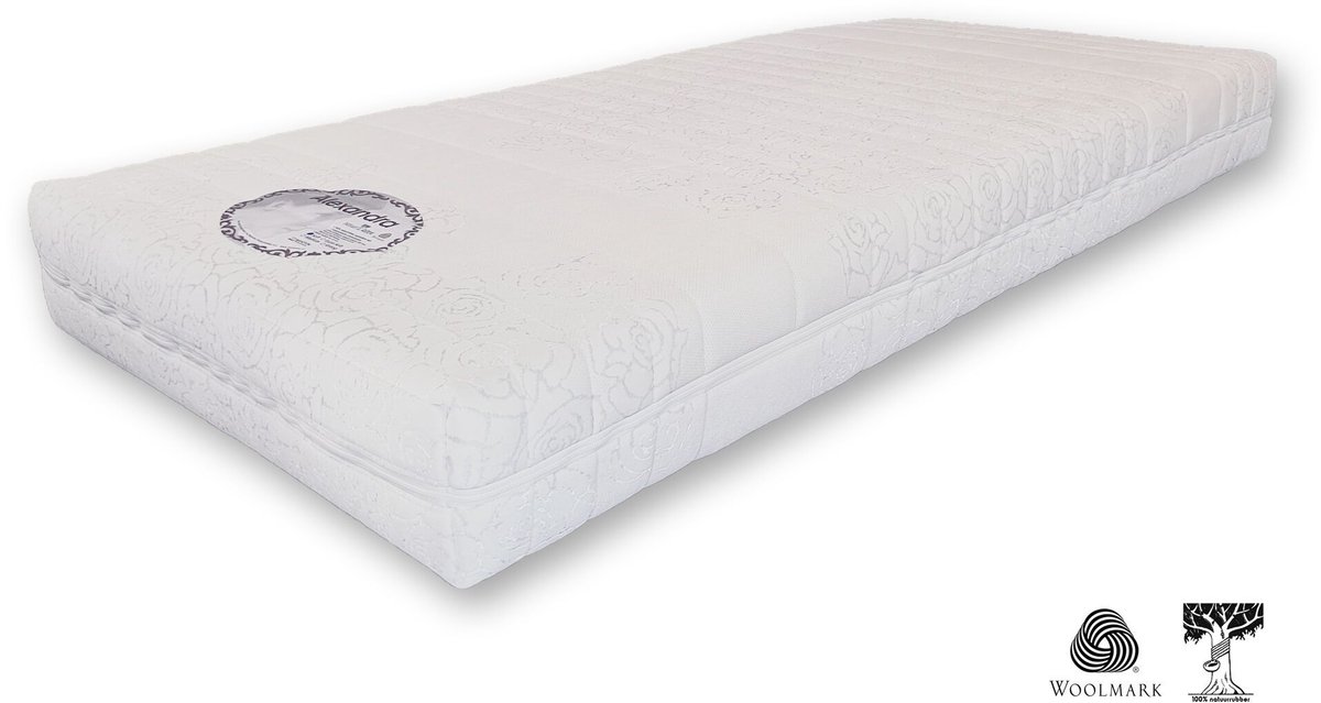 Mahoton Matras Alexandra Natuurrubber Soft 160x200 cm - met gratis Teddy molton